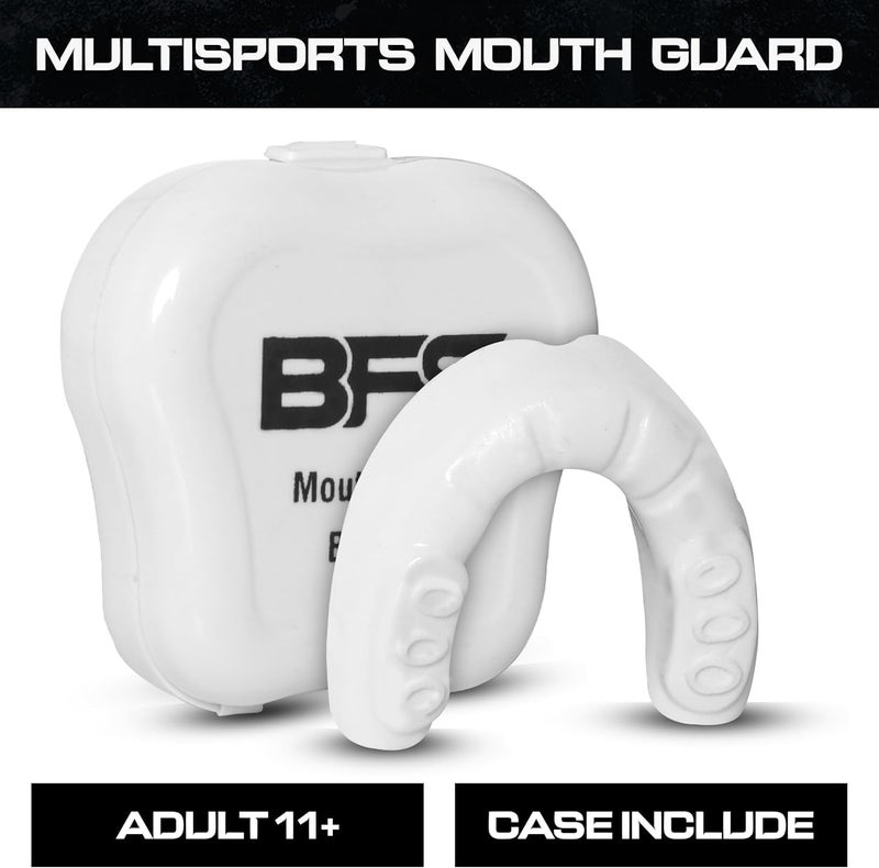 BFS IMPEX Sports Mouth Guard for Kids,Youth,Boys,Girls,Child Teen Mouthguard with Case (BPA Free) for Boxing, Martial Arts,MMA Karate,Lacrosse,Football,Soccer and All Contact Sports (White) - Image 5